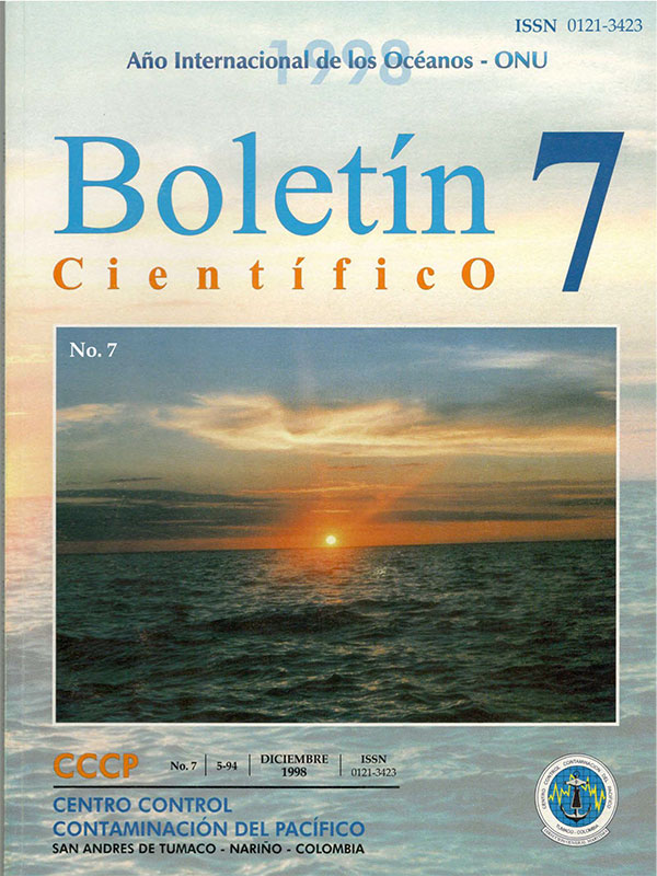 DESCRIPCIÓN DE UN MODELO MATEMÁTICO SIMPLE DE CIRCULACIÓN DEL AGUA EN LA  CUENCA DEL PACÍFICO COLOMBIANO | Boletín Científico Centro de Control de  Contaminación del Pacifico (CERRADO EN 2009)